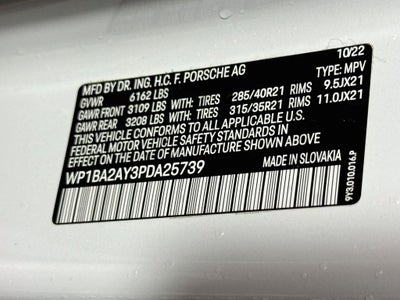 2023 Porsche Cayenne Coupe Platinum Edition