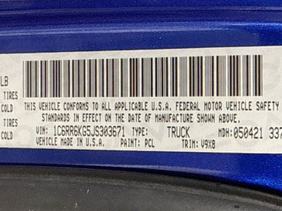 2018 RAM 1500 Tradesman