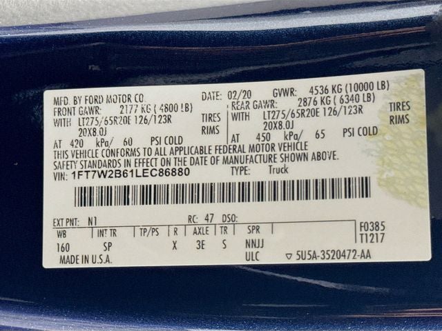 2020 Ford F-250SD King Ranch