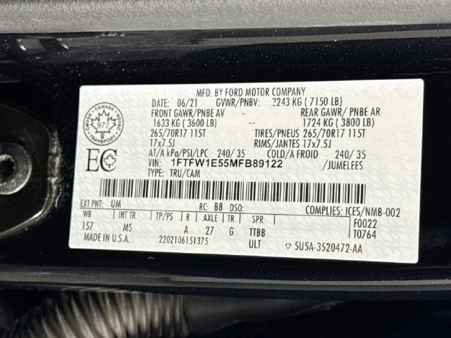 2021 Ford F-150 XLT