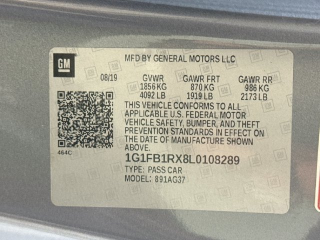 2020 Chevrolet Camaro 1LT