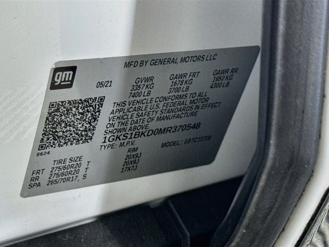 2021 GMC Yukon SLT