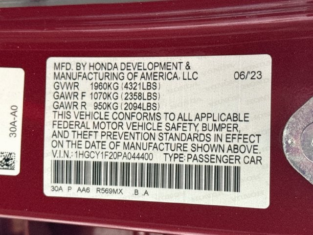 2023 Honda Accord LX