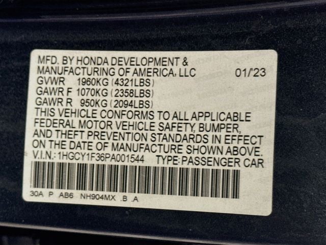 2023 Honda Accord EX