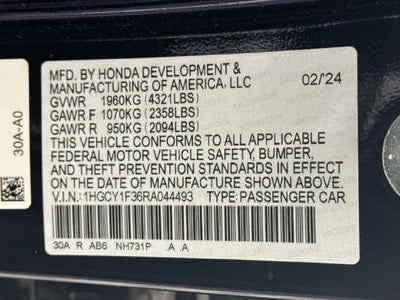 2024 Honda Accord EX
