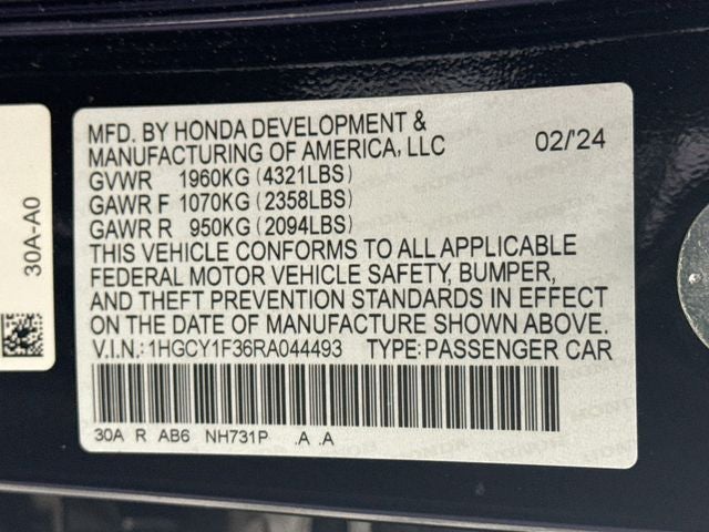 2024 Honda Accord EX