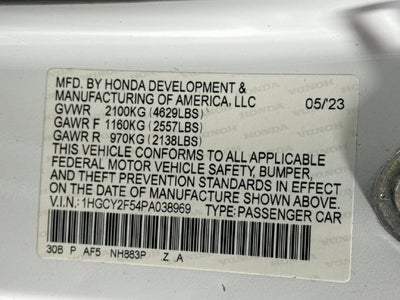 2023 Honda Accord Hybrid Sport