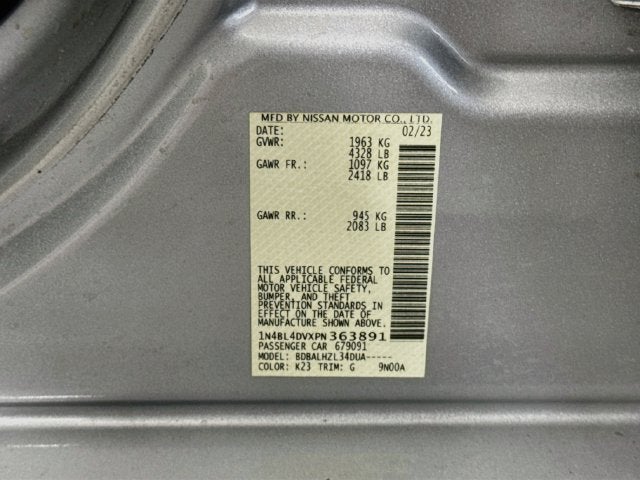 2023 Nissan Altima 2.5 SV
