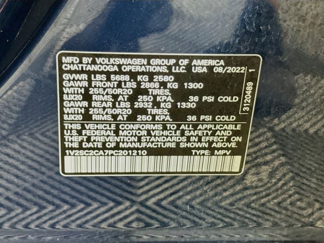 2023 Volkswagen Atlas Cross Sport 2.0T SEL R-Line Black