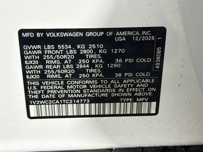 2026 Volkswagen Atlas Cross Sport 2.0T SE w/Technology