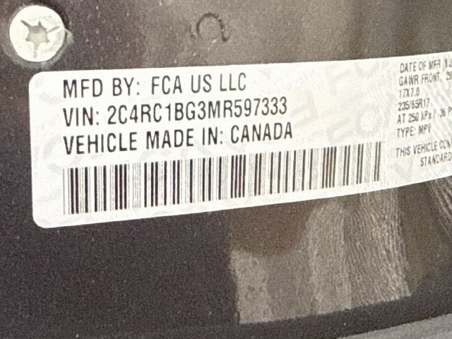 2021 Chrysler Pacifica Touring L