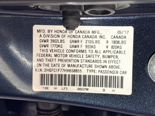 2017 Honda Civic EX-L