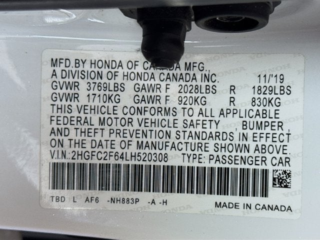 2020 Honda Civic LX