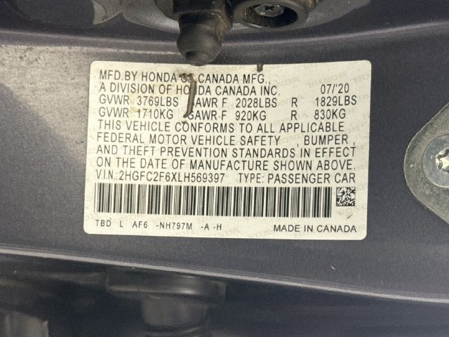 2020 Honda Civic LX