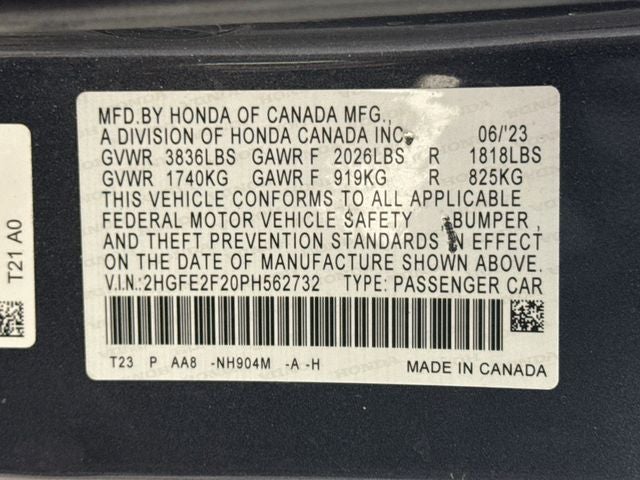 2023 Honda Civic LX