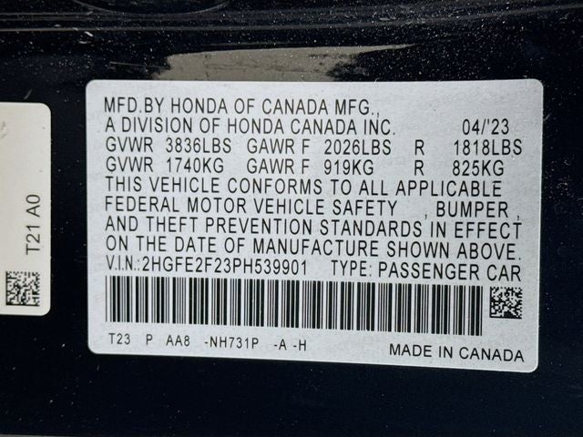 2023 Honda Civic LX