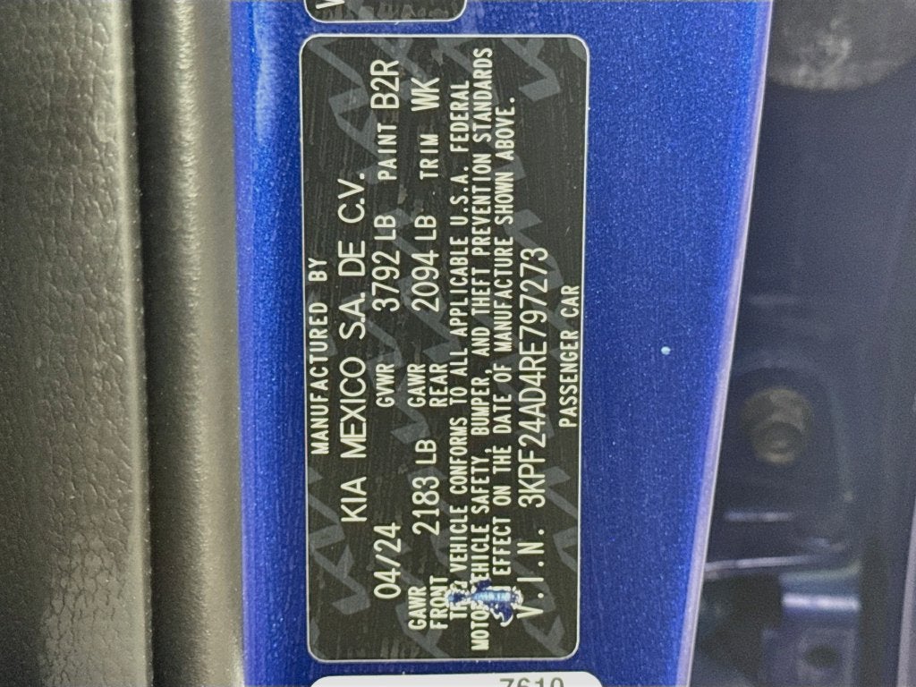 2024 Kia Forte LXS