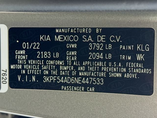 2022 Kia Forte GT-Line