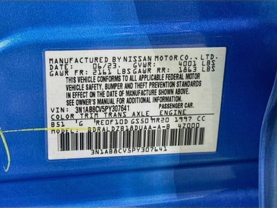 2023 Nissan Sentra SV
