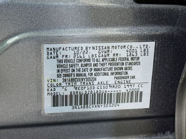 2022 Nissan Sentra SV