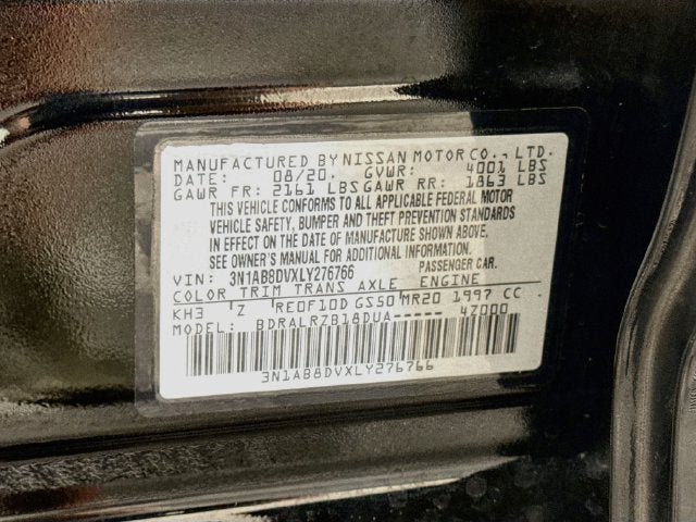 2020 Nissan Sentra SR
