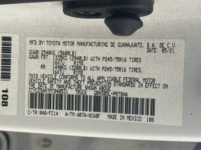 2021 Toyota Tacoma SR5 V6