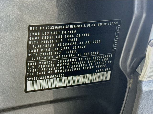 2021 Volkswagen Tiguan 2.0T SE
