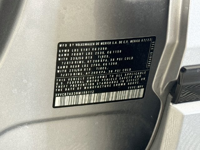 2022 Volkswagen Tiguan 2.0T SE R-Line Black