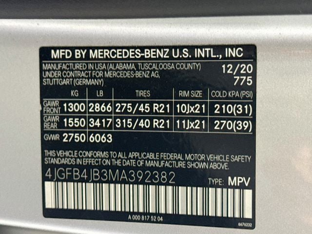 2021 Mercedes-Benz GLE GLE 350