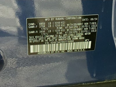 2025 Subaru Outback 2.5i