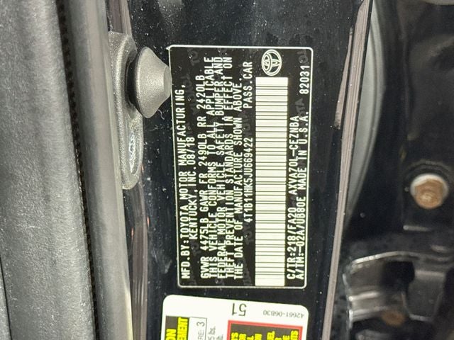 2018 Toyota Camry LE
