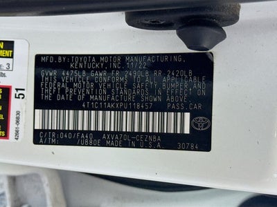 2023 Toyota Camry LE