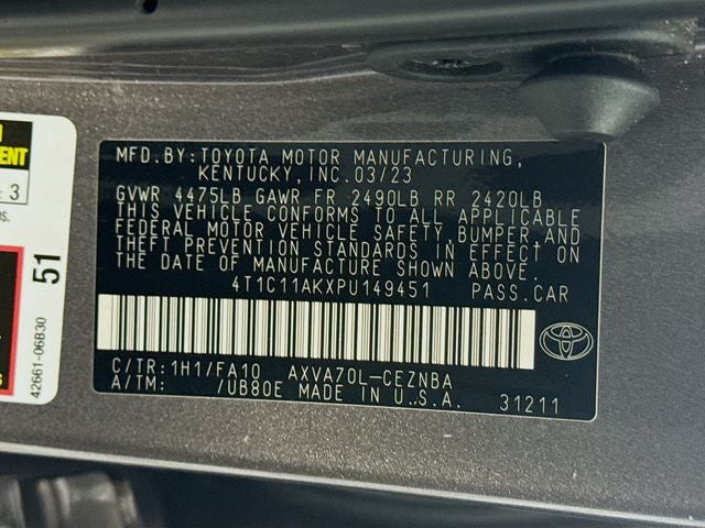 2023 Toyota Camry LE
