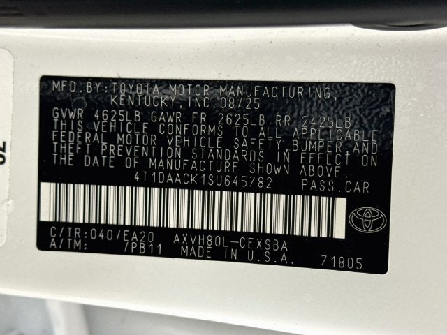 2025 Toyota Camry SE