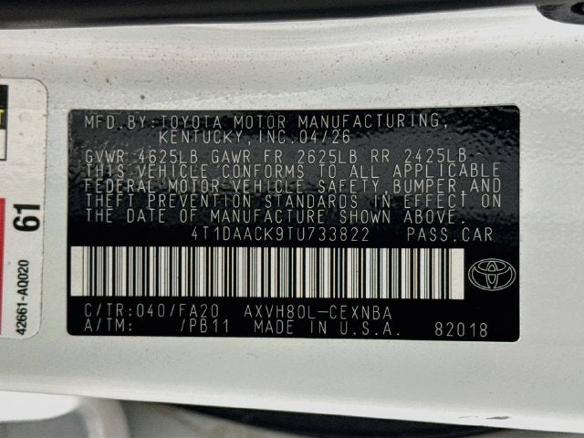 2026 Toyota Camry LE