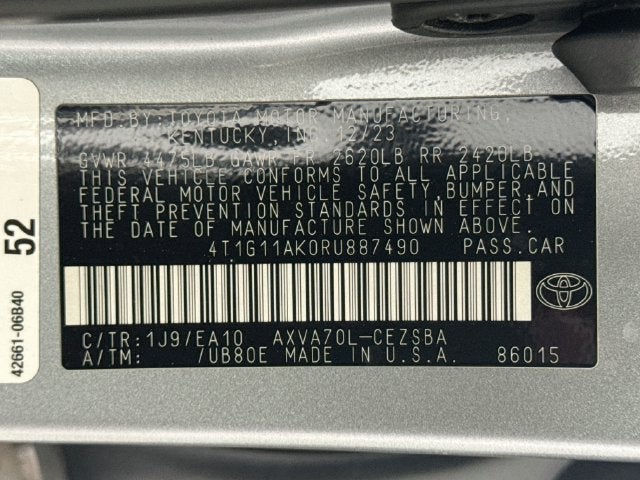 2024 Toyota Camry SE