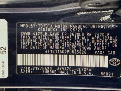 2023 Toyota Camry SE