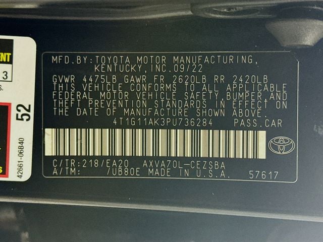 2023 Toyota Camry SE