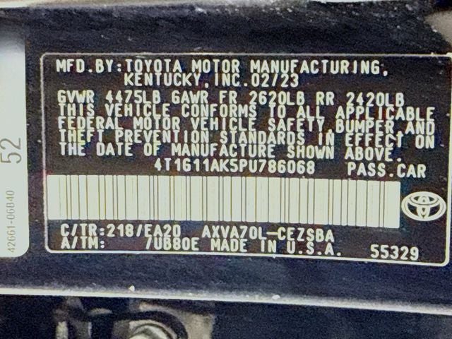 2023 Toyota Camry SE