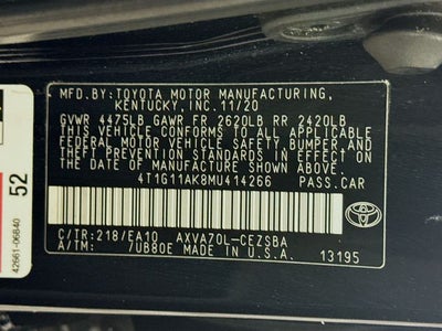 2021 Toyota Camry SE