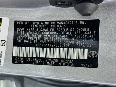2024 Toyota Camry XSE