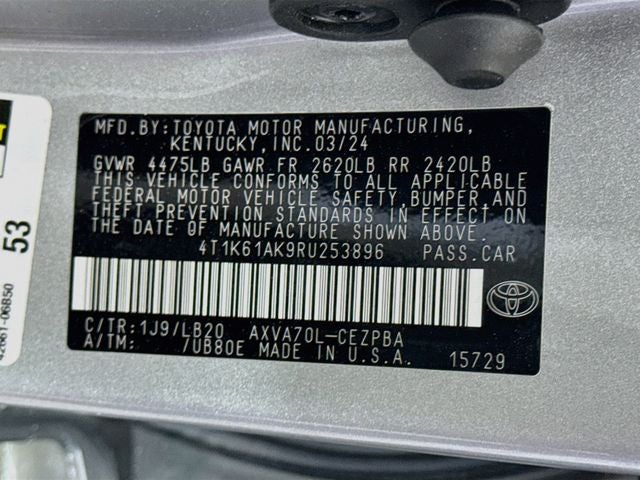 2024 Toyota Camry XSE