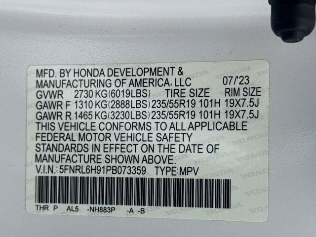 2023 Honda Odyssey Elite