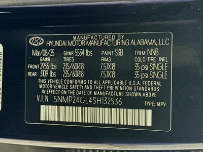 2025 Hyundai Santa Fe SEL
