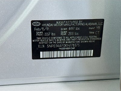 2019 Hyundai Sonata Sport