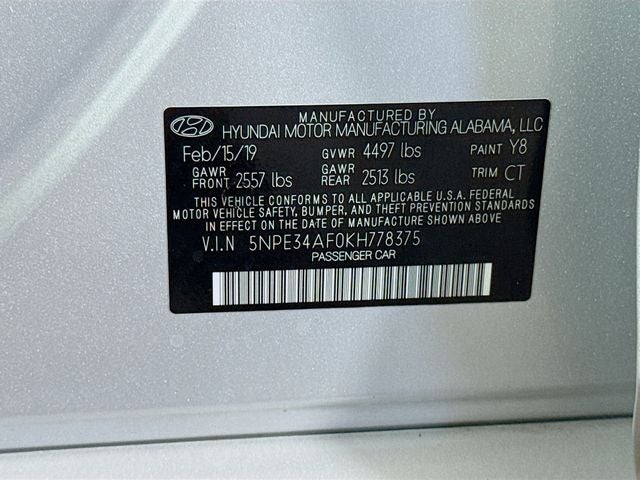 2019 Hyundai Sonata Sport