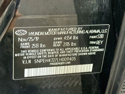 2020 Hyundai Sonata Limited