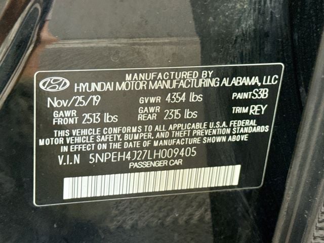 2020 Hyundai Sonata Limited
