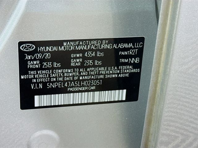2020 Hyundai Sonata SEL
