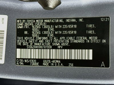 2022 Toyota Highlander XLE